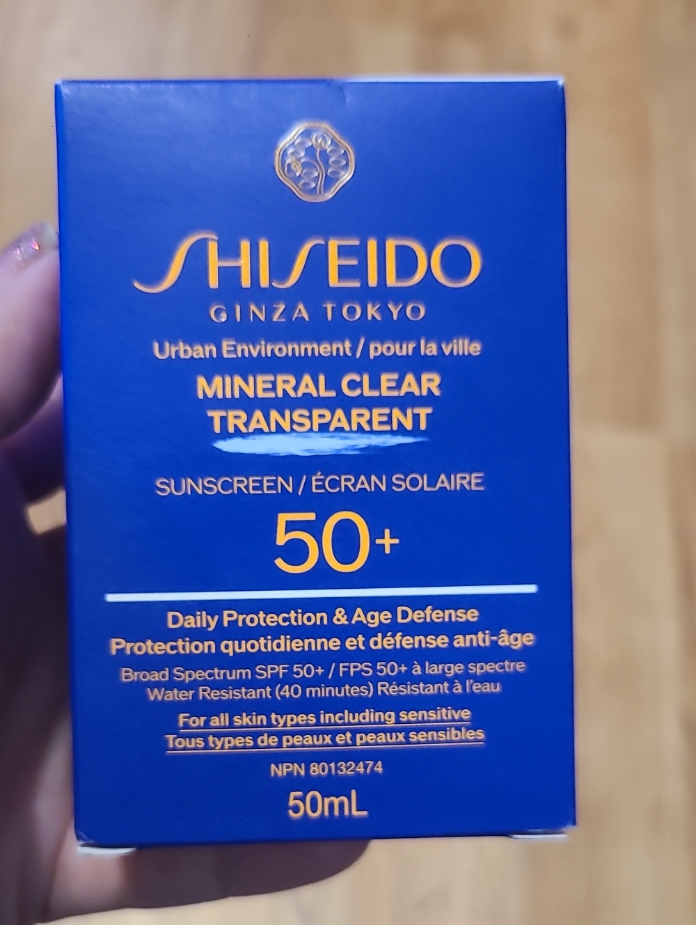 Brand new Shiseido Mineral Clear Sunscreen SPF 50